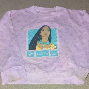 Pocahontas Graphic Sweatshirt Girls 5/6